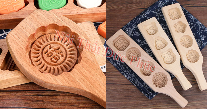 Tổng hợp mẫu khuôn bánh Trung Thu bằng gỗ nghệ thuật ấn tượng giá rẻ3