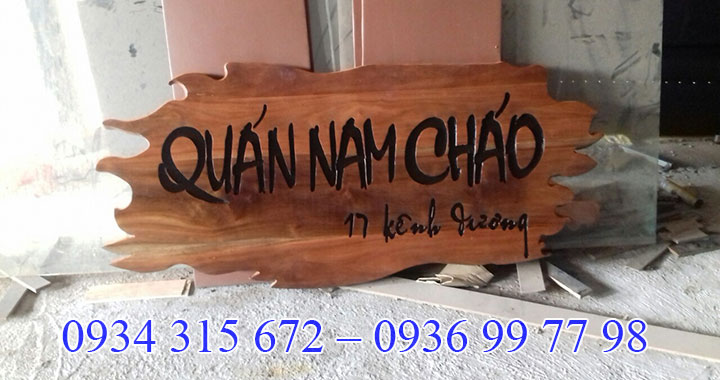 Xưởng làm biển biệu quảng cáo bằng gỗ giá rẻ tại Hưng Yên, Hà Nội10